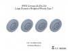 E.T. Model P35-107 WWII German Sd.Kfz.234 Large Diameter Weighted Wheels Type.7 1/35